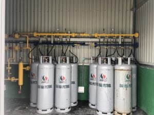 Van đầu bình gas loại van kép, van rút lỏng, 2 van – ảnh 4
