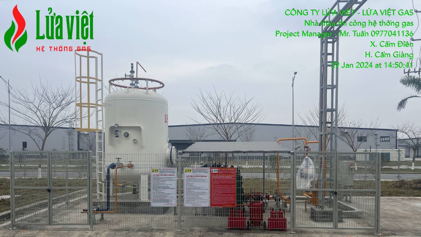 Lắp đặt hệ thống gas cho đài phun nhạc nước Ecopack Nghệ An – ảnh 3
