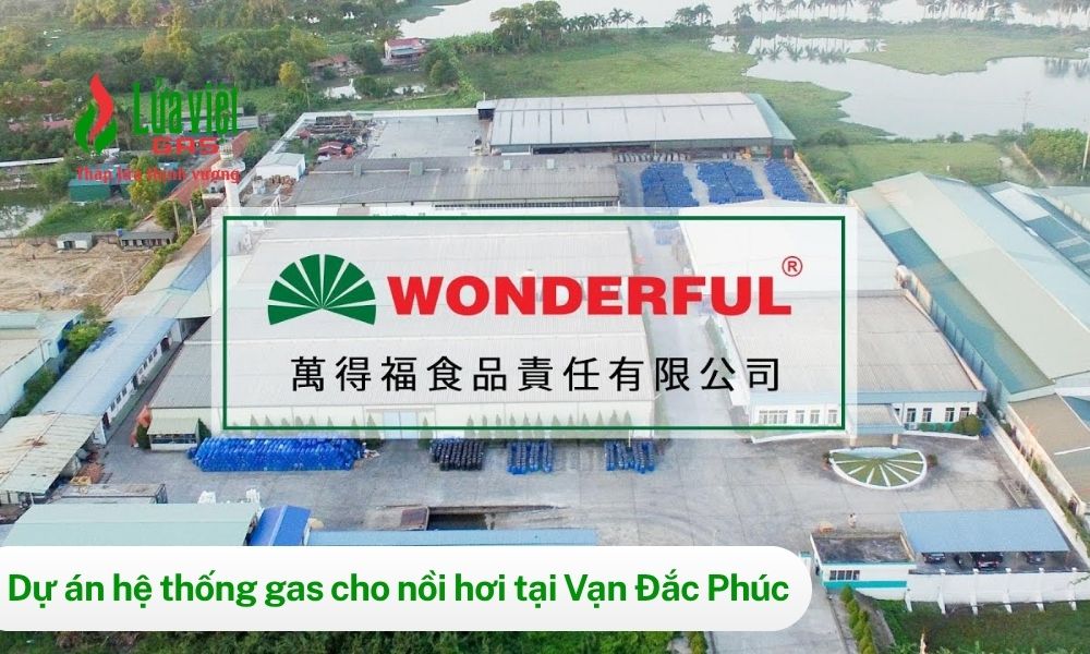 Dự án cấp gas cho nồi hơi Vạn Đắc Phúc