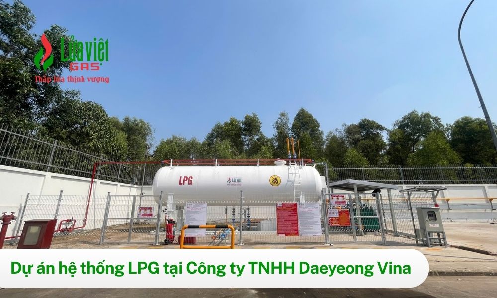Lắp đặt hệ thống gas LPG tại nhà máy Daeyeong Vina