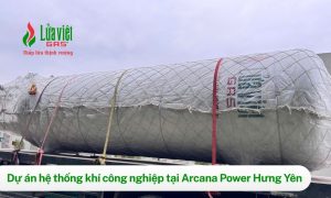 Lắp đặt hệ thống gas tại Arcana Power