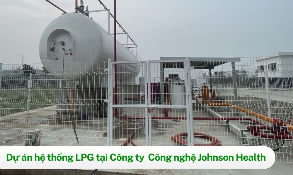 Lắp đặt hệ thống gas tại Công ty TNHH Công nghệ Johnson Health